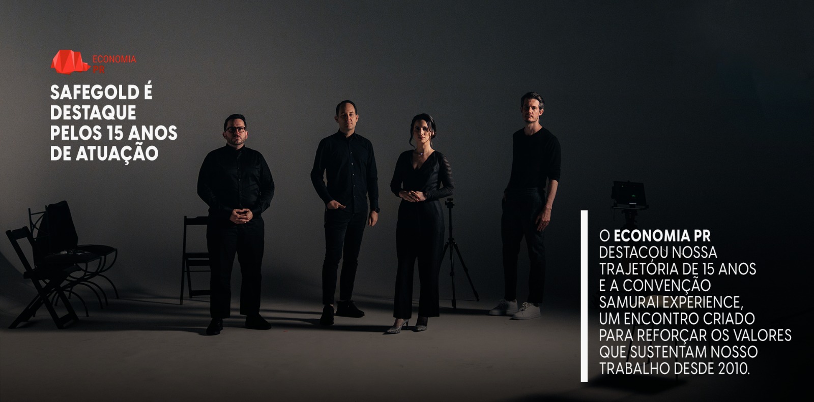 Safegold 15 anos celebra trajetória com a convenção Samurai Experience, reforçando disciplina, estratégia e resultados.