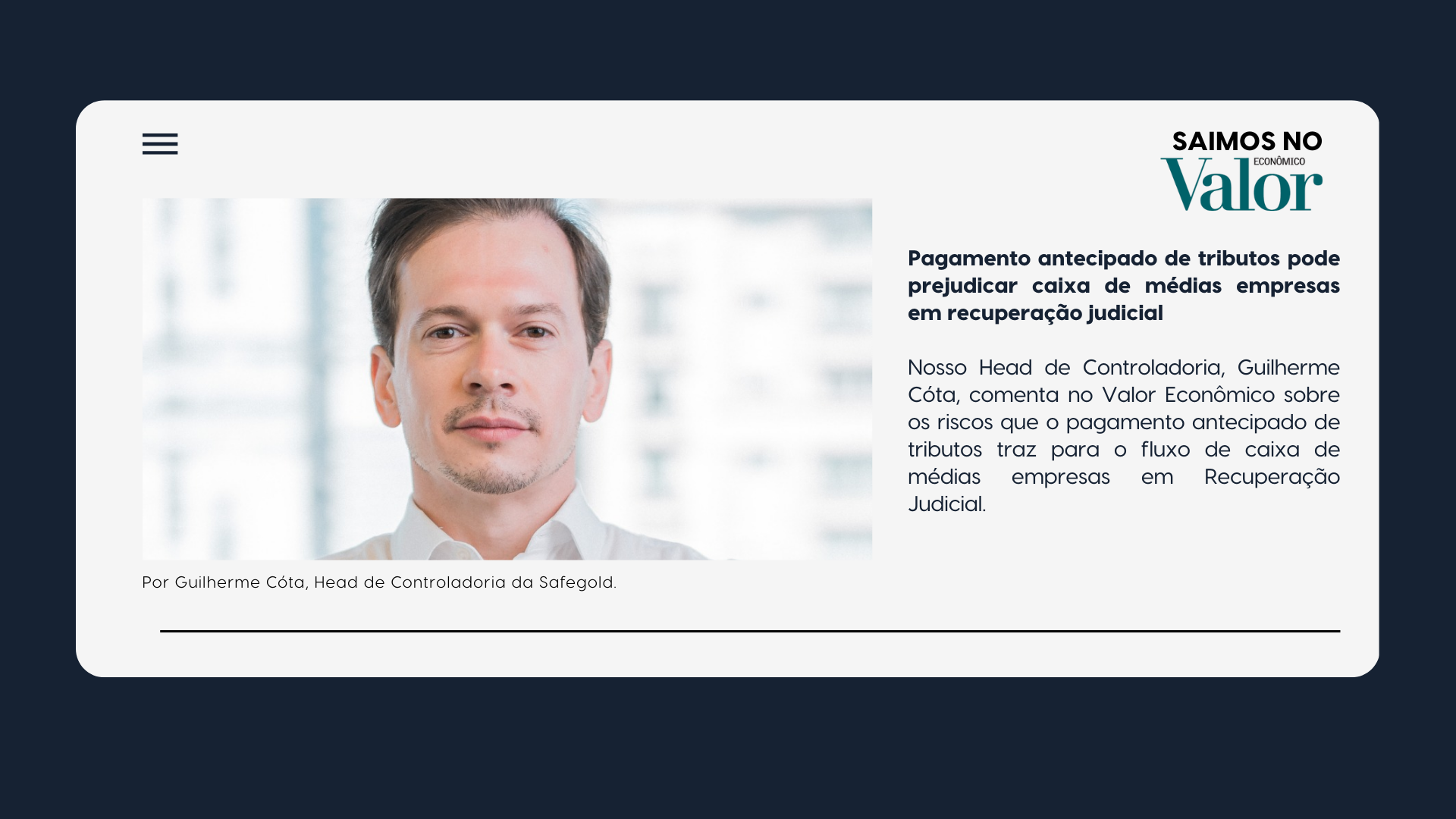 Split payment tributos e impactos no caixa de empresas em recuperação judicial