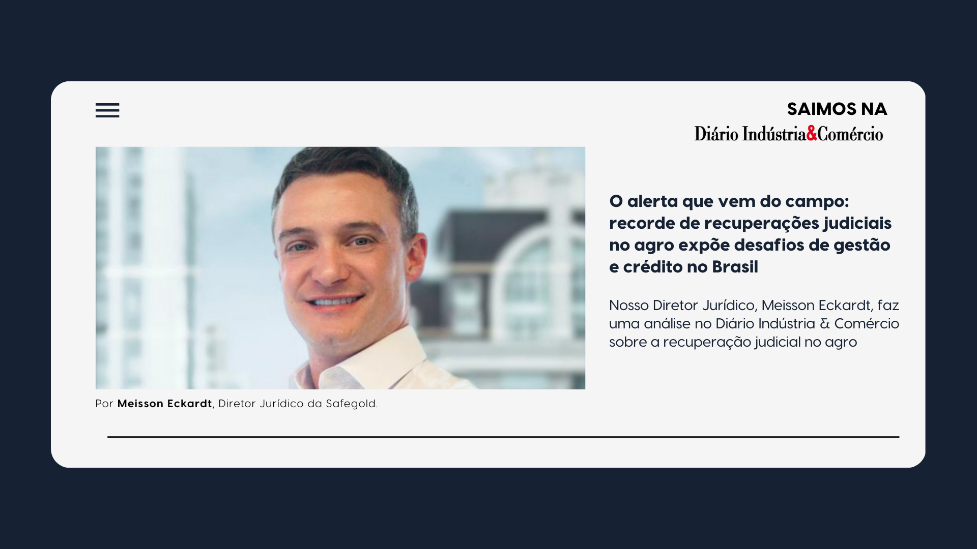 Aumento das recuperações judiciais no agronegócio brasileiro em 2025