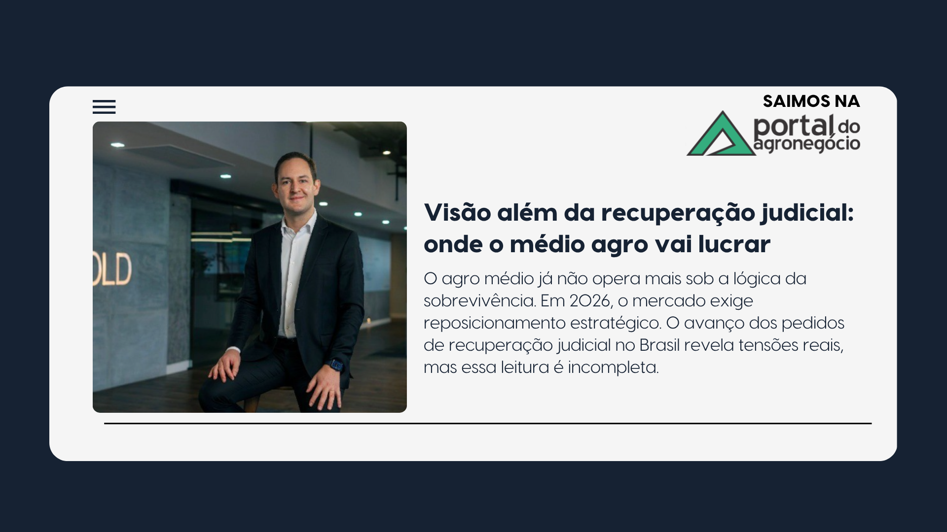 Agro médio 2026, produtor rural analisando estratégia de margem e bioinsumos
